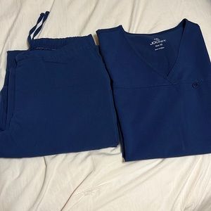 Navy jockey scrub set